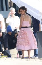 KRISTEN STEWART on the Set of Chanel Photoshoot in Malibu