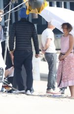 KRISTEN STEWART on the Set of Chanel Photoshoot in Malibu