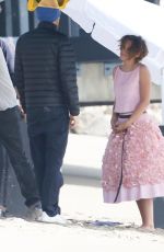 KRISTEN STEWART on the Set of Chanel Photoshoot in Malibu