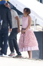 KRISTEN STEWART on the Set of Chanel Photoshoot in Malibu