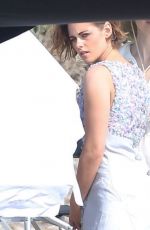 KRISTEN STEWART on the Set of Chanel Photoshoot in Malibu