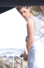 KRISTEN STEWART on the Set of Chanel Photoshoot in Malibu