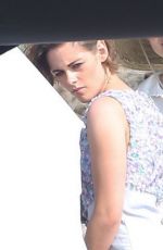 KRISTEN STEWART on the Set of Chanel Photoshoot in Malibu