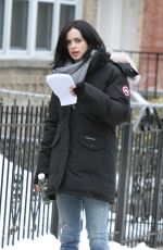 KRYSTEN RITTER on the Set of A.K.A. Jessica Jones in New York 502