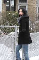 KRYSTEN RITTER on the Set of A.K.A. Jessica Jones in New York 502
