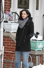 KRYSTEN RITTER on the Set of A.K.A. Jessica Jones in New York 502