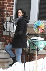 KRYSTEN RITTER on the Set of A.K.A. Jessica Jones in New York 502