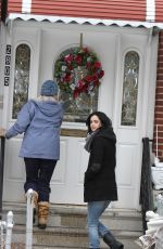 KRYSTEN RITTER on the Set of A.K.A. Jessica Jones in New York 502