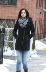 KRYSTEN RITTER on the Set of A.K.A. Jessica Jones in New York 502