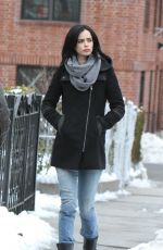 KRYSTEN RITTER on the Set of A.K.A. Jessica Jones in New York 502