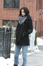 KRYSTEN RITTER on the Set of A.K.A. Jessica Jones in New York 502