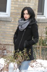 KRYSTEN RITTER on the Set of A.K.A. Jessica Jones in New York 502