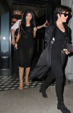 KYLIE JENNER in Tight Dress Out and About in West Hollywood