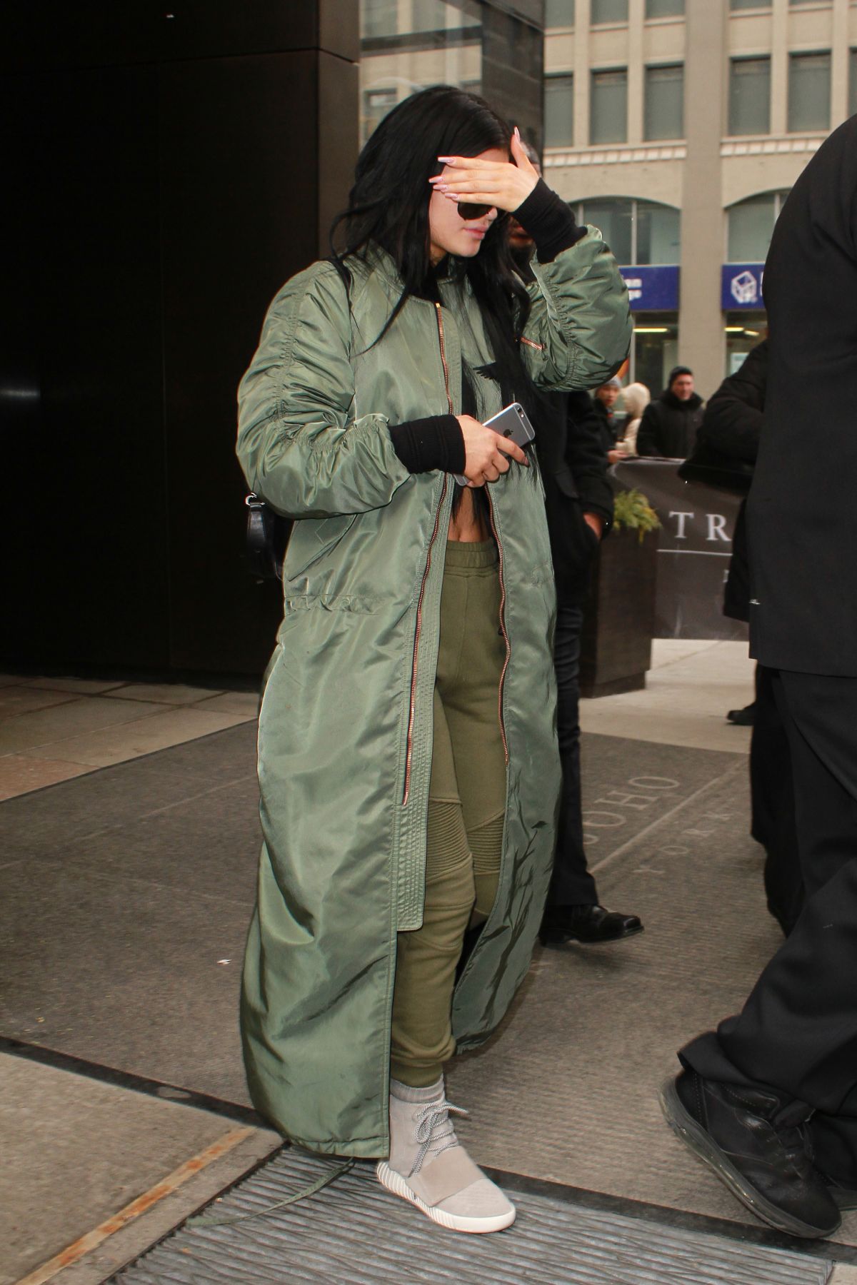 KYLIE JENNER Leaves Trump Hotel in New York KYLIE JENNER Leaves Trump Hotel in New York