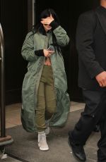 KYLIE JENNER Leaves Trump Hotel in New York