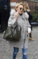 KYLIE MINOGUE Leaving Chiltern Firehouse in London 3001