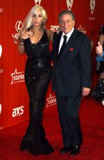 LADY GAGA and Tony Bennett at 2015 Musicares Person of the Year Gala Honoring Bob Dylan