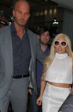 LADY GAGA Arrives at LAX Airport in Los Angeles 1702