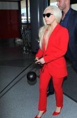 LADY GAGA Arrives at LAX Airport in Los Angeles