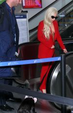 LADY GAGA Arrives at LAX Airport in Los Angeles