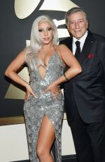 LADY GAGA at 2015 Grammy Awards in Los Angeles