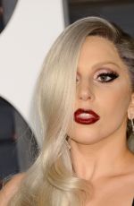 LADY GAGA at Vanity Fair Oscar Party in Hollywood