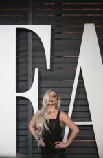LADY GAGA at Vanity Fair Oscar Party in Hollywood
