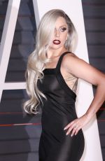 LADY GAGA at Vanity Fair Oscar Party in Hollywood