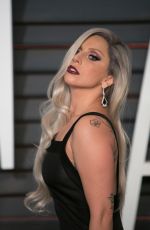 LADY GAGA at Vanity Fair Oscar Party in Hollywood