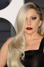LADY GAGA at Vanity Fair Oscar Party in Hollywood