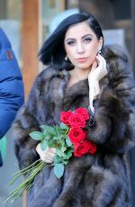 LADY GAGA in Leaves Her Apartment in New York 1302