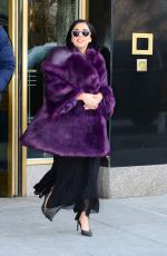 LADY GAGA Out and About in New York 1602