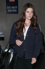 LANA DEL REY Arrivies at LAX Airport in Los Angeles 0102