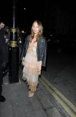 LAURA HADDOCK at Harvey Weinstein’s Bafta Dinner in London