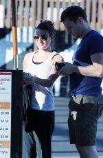 LEA MICHELE and Jonathan Groff Out for Lunch in Los Angeles