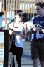 LEA MICHELE and Jonathan Groff Out for Lunch in Los Angeles