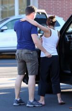 LEA MICHELE and Jonathan Groff Out for Lunch in Los Angeles