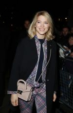 LEA SEYDOUX at Charles Finch and Chanel Pre-bafta Party in London