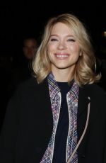 LEA SEYDOUX at Charles Finch and Chanel Pre-bafta Party in London