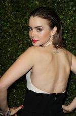 LILY COLLINS at Chanel and Charles Finch Pre-oscar Dinner in Los Angeles