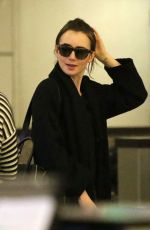 LILY COLLINS at LAX Airport in Los Angeles 1202