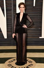 LILY COLLINS at Vanity Fair Oscar Party in Hollywood