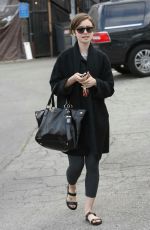 LILY COLLINS in Leggings Out in West Hollywood 2702