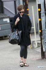 LILY COLLINS in Leggings Out in West Hollywood 2702