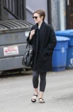 LILY COLLINS in Leggings Out in West Hollywood 2702