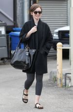 LILY COLLINS in Leggings Out in West Hollywood 2702