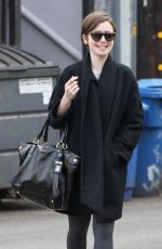LILY COLLINS in Leggings Out in West Hollywood 2702