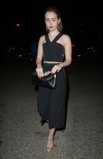 LILY COLLINS Leaves United Talent Agency Party