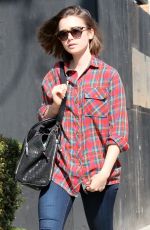 LILY COLLINS Out and About in Beverly Hills 0402