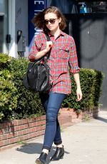 LILY COLLINS Out and About in Beverly Hills 0402